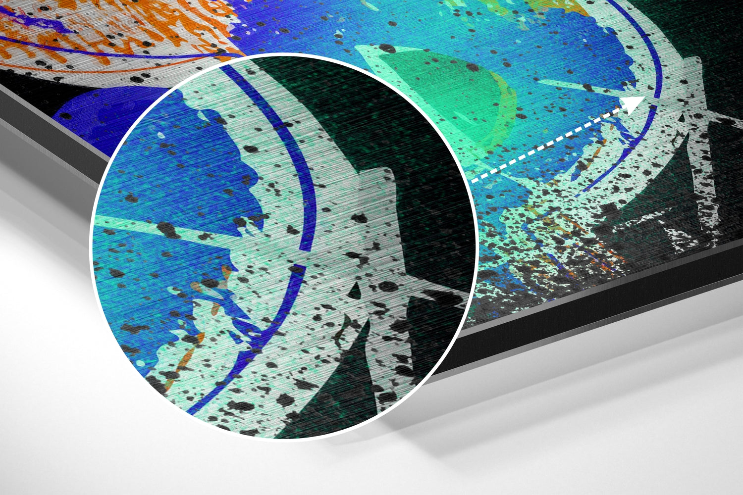 Andy Warhol Brushed Aluminum Dibond Wall Art.