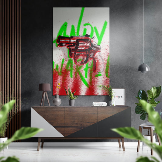 Silkscreen Pop Icon Brushed Aluminum Dibond Wall Art