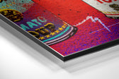 Andy Warhol Brushed Aluminum Dibond Wall Art.