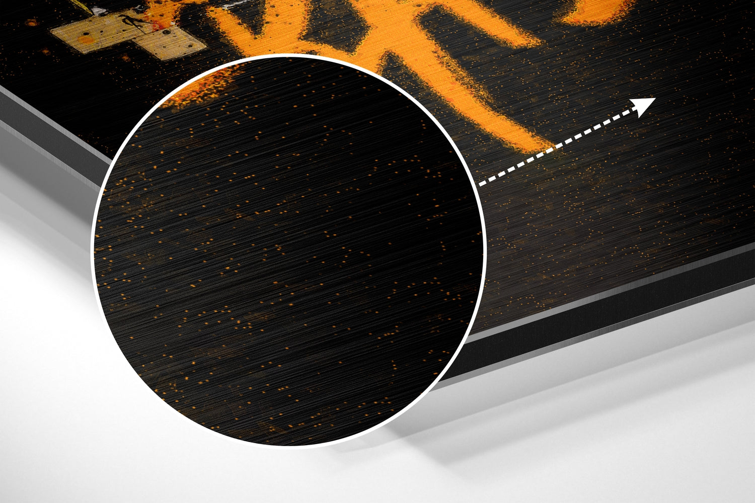 Basquiat Brushed Aluminum Dibond Wall Art.