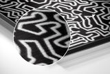 Keith Haring Brushed Aluminum Dibond Wall Art.