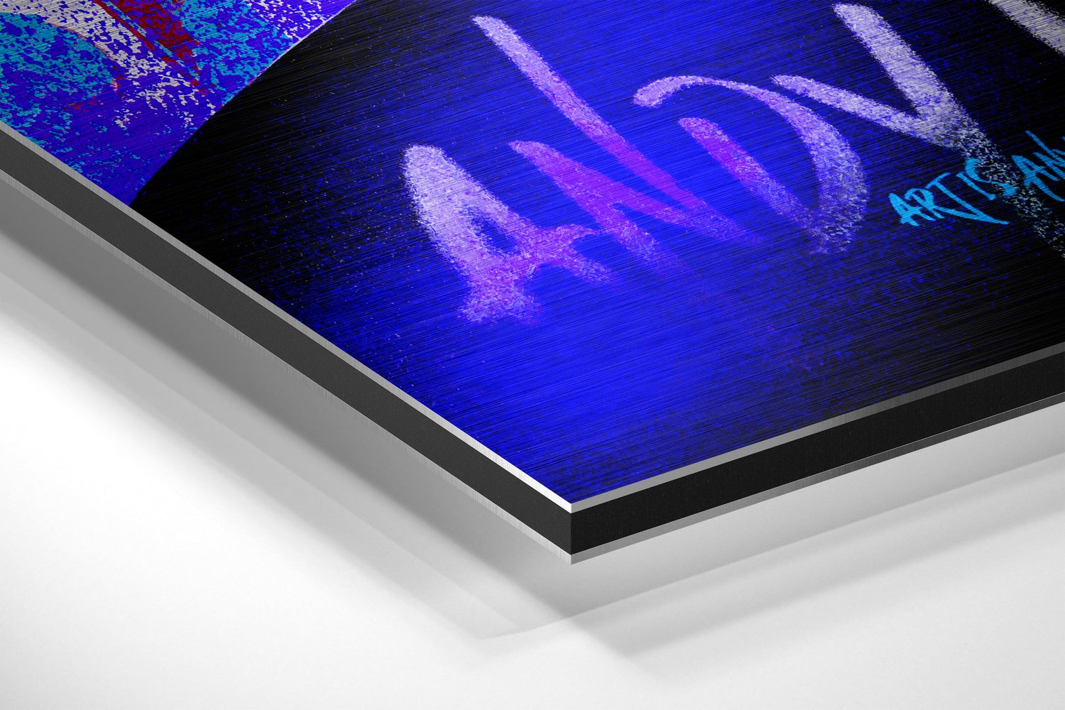 Andy Warhol Brushed Aluminum Dibond Wall Art.