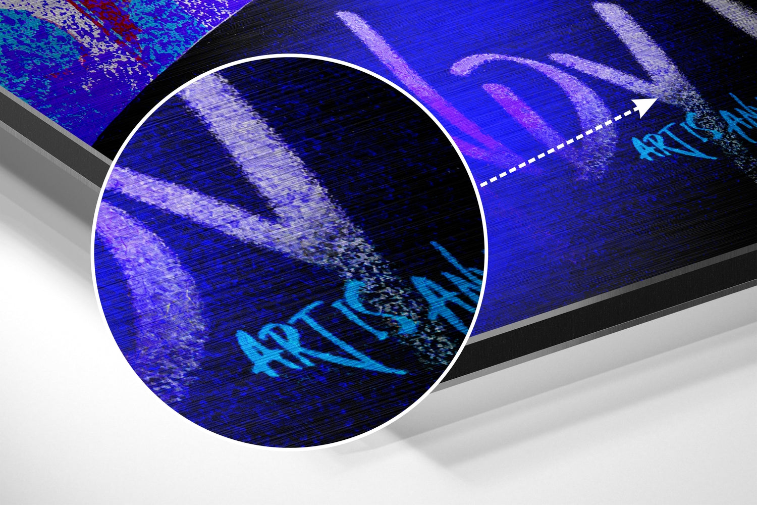 Andy Warhol Brushed Aluminum Dibond Wall Art.