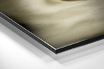 Abstract Brushed Aluminum Dibond Wall Art.