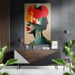 Shaped Mind Brushed Aluminum Dibond Wall Art.