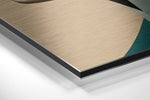 Shaped Mind Brushed Aluminum Dibond Wall Art.