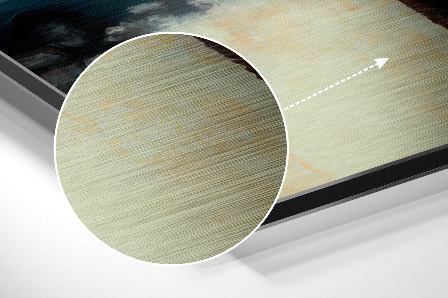 Rebellious Woman Brushed Aluminum Dibond Wall Art.