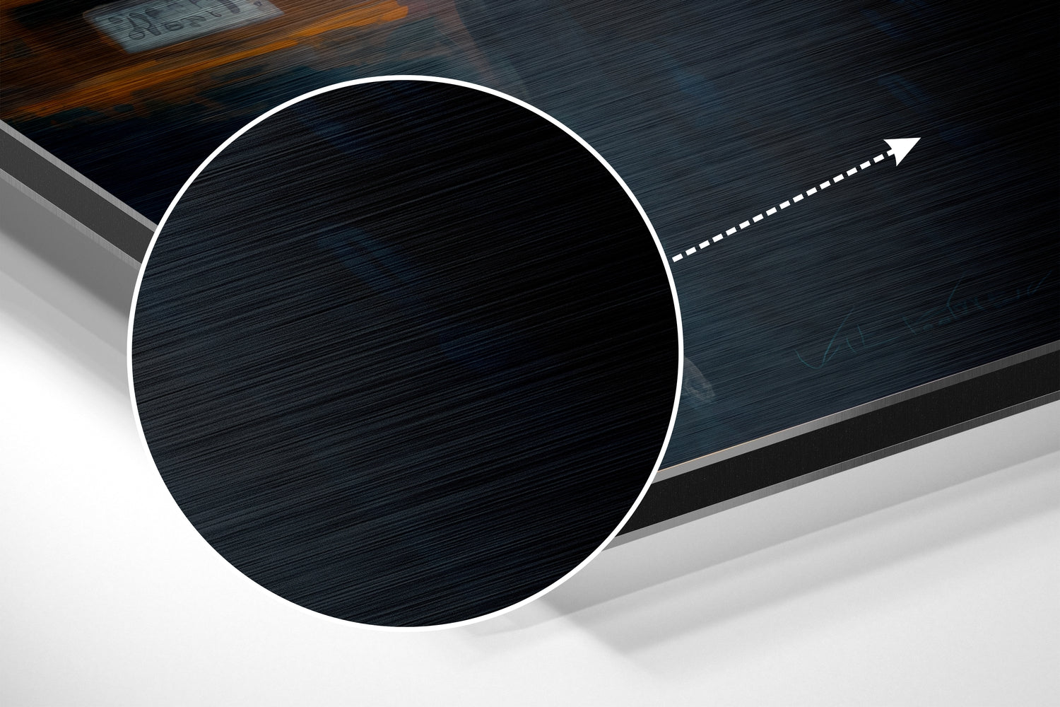 Rebel Look Brushed Aluminum Dibond Wall Art.