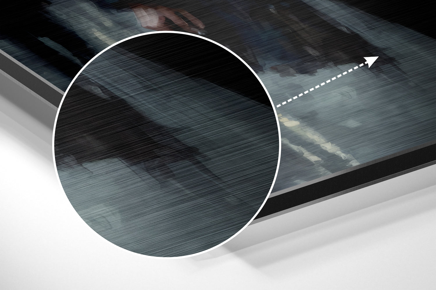 Rebel March Brushed Aluminum Dibond Wall Art.