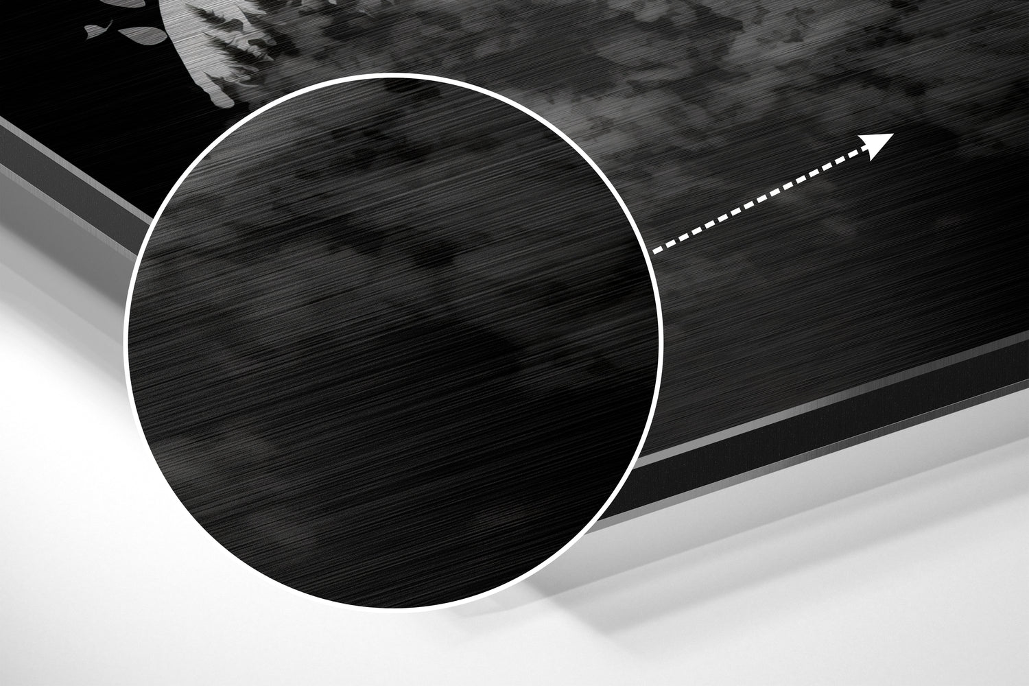 Forest in My Mind Brushed Aluminum Dibond Wall Art.