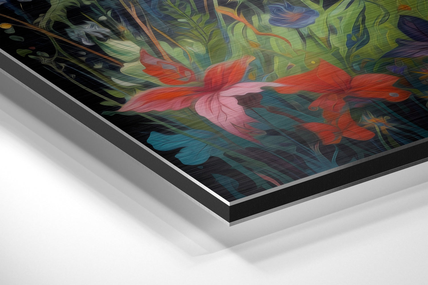 Fox Brushed Aluminum Dibond Wall Art.