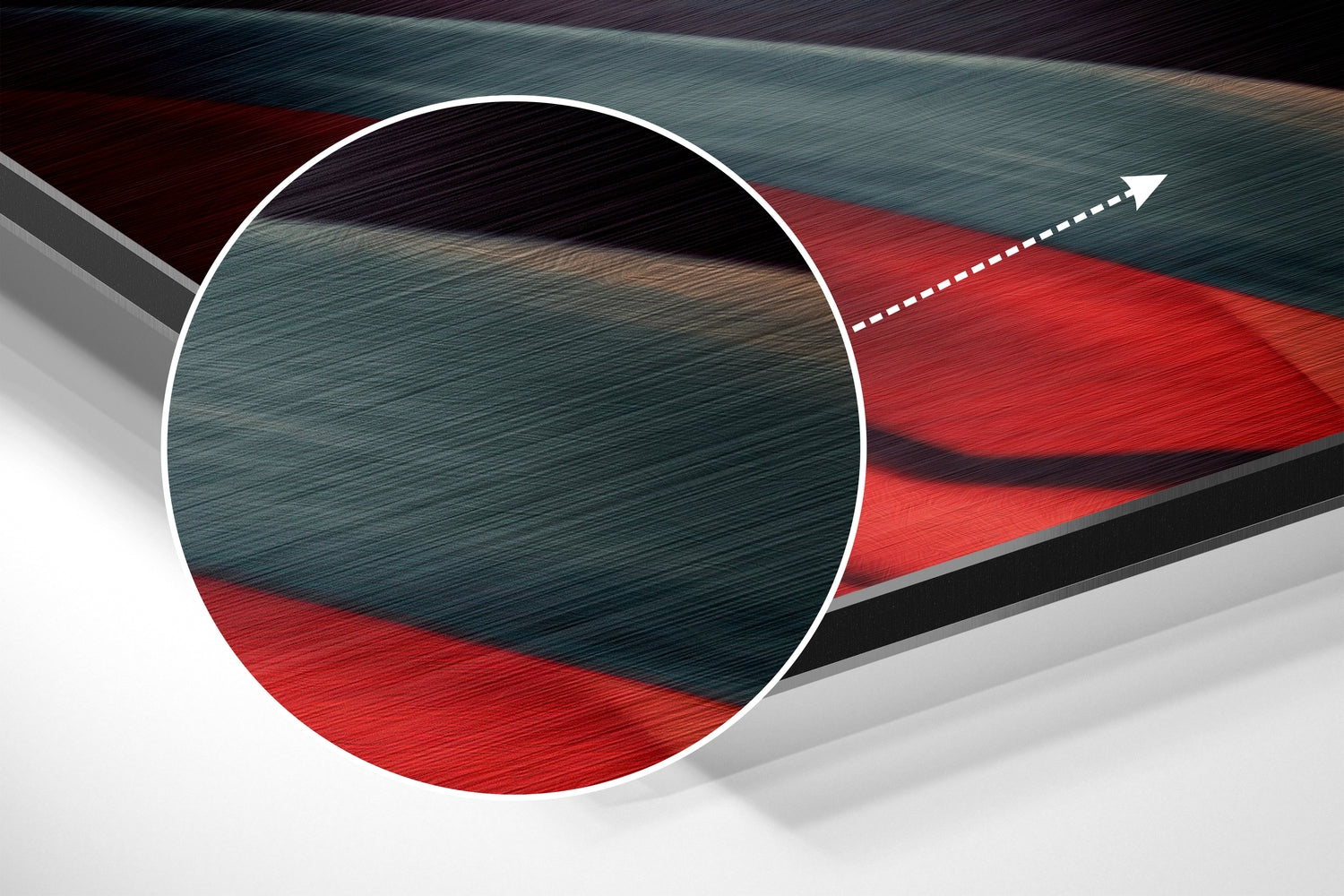 Jazz Brushed Aluminum Dibond Wall Art.