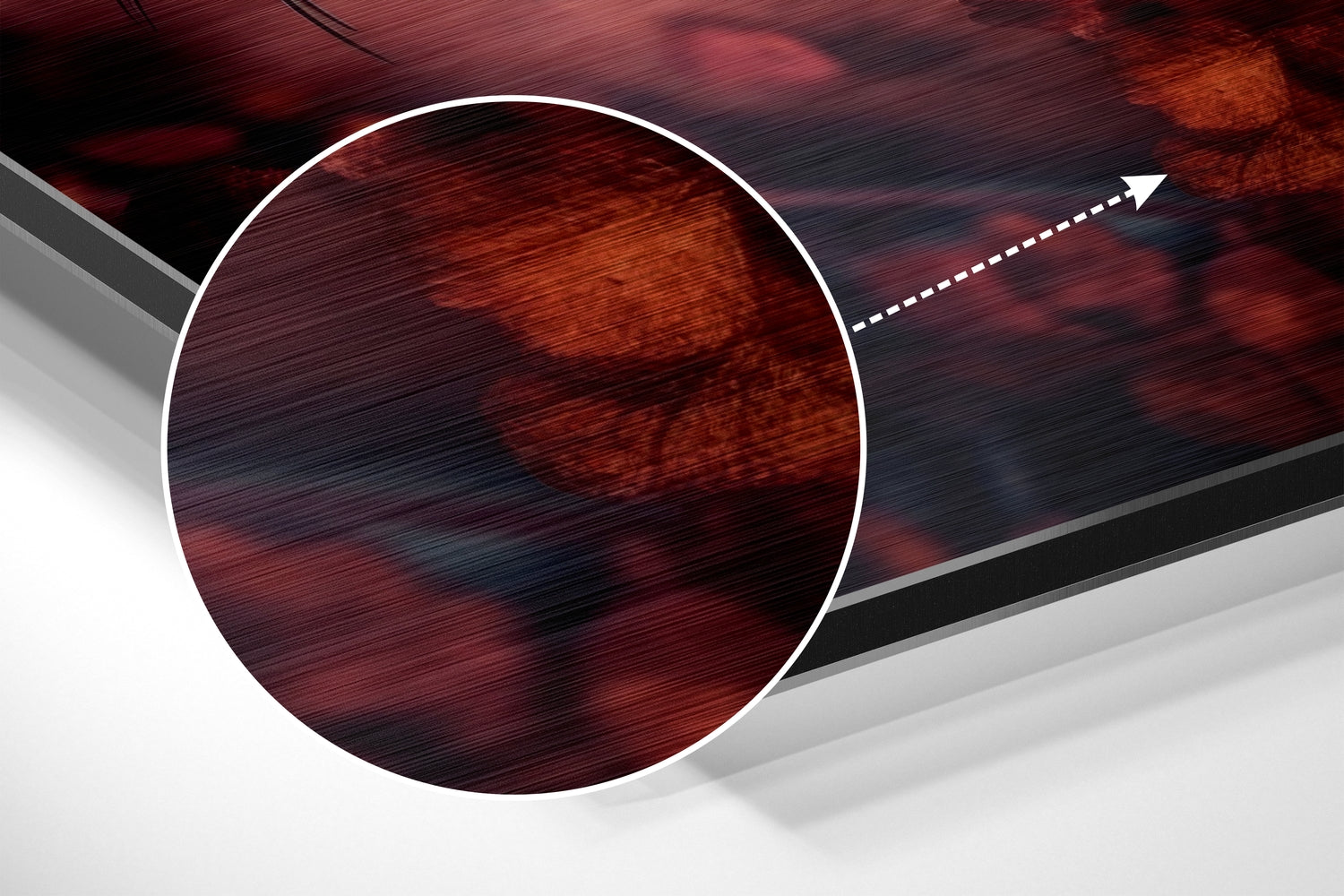 The Eye Brushed Aluminum Dibond Wall Art.