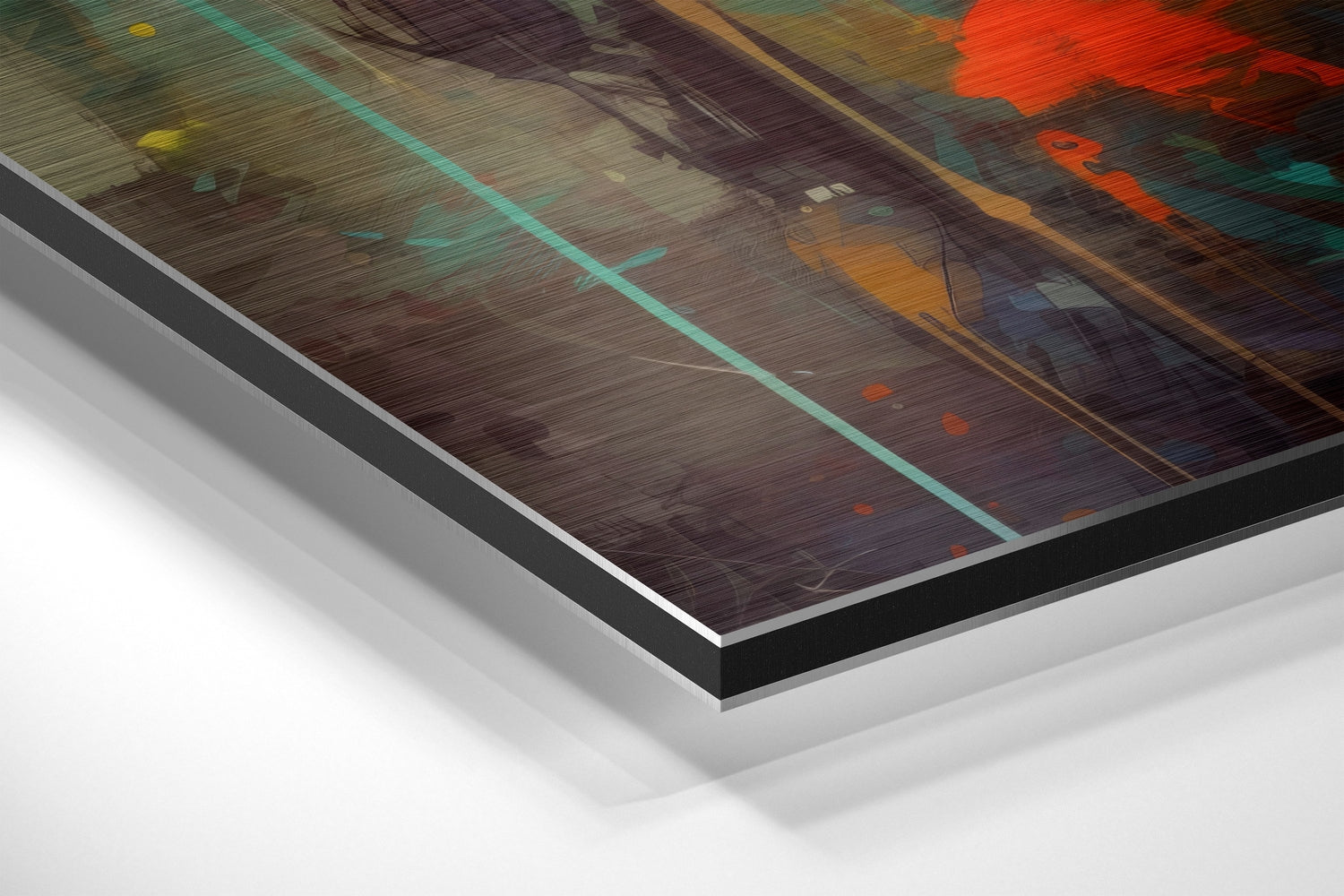 Robot Brushed Aluminum Dibond Wall Art.