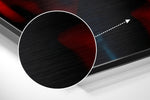 Woman Brushed Aluminum Dibond Wall Art.