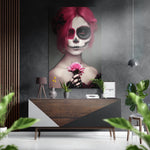 Corpse Bride Brushed Aluminum Dibond Wall Art.