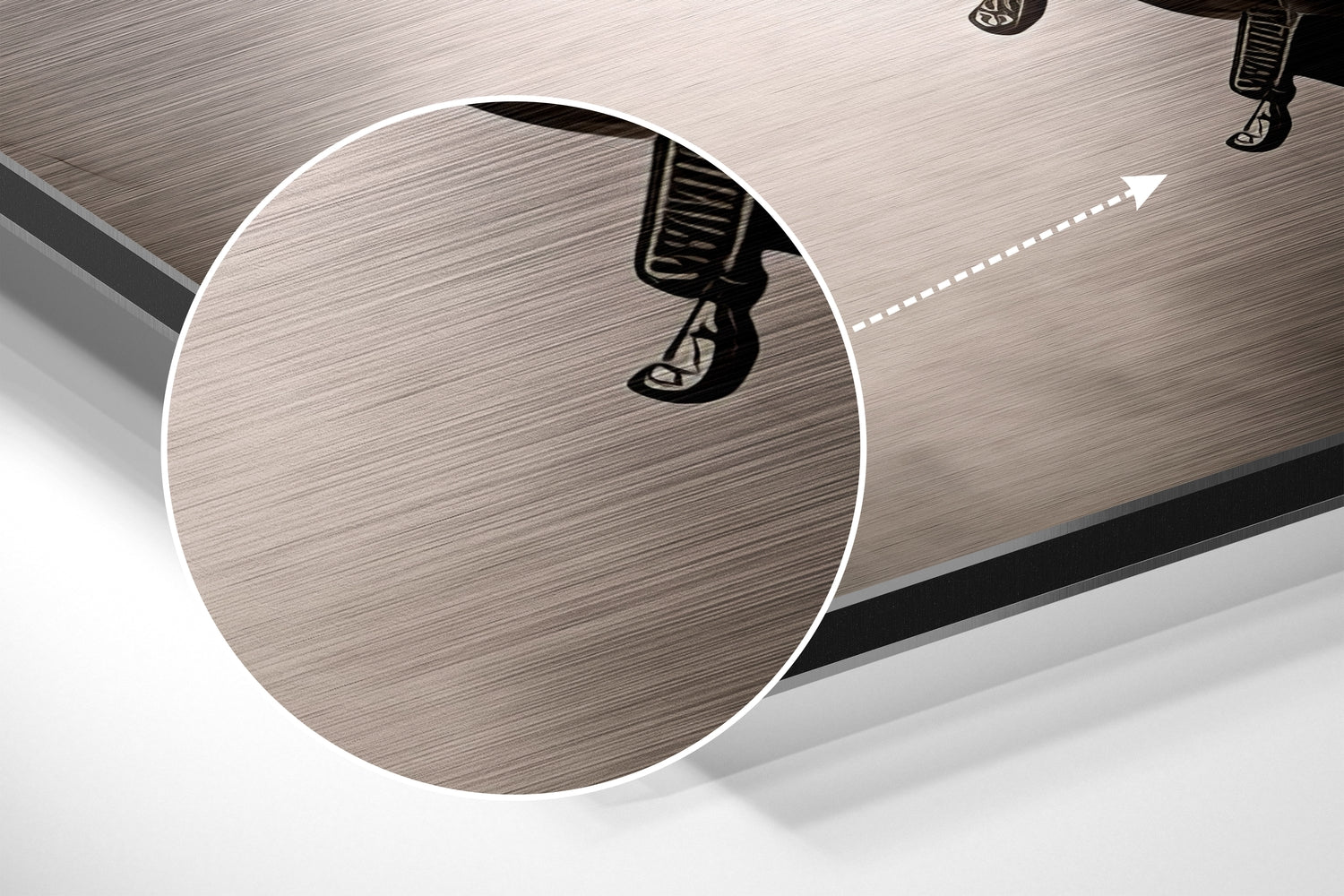 Warrior's Horse Brushed Aluminum Dibond Wall Art.