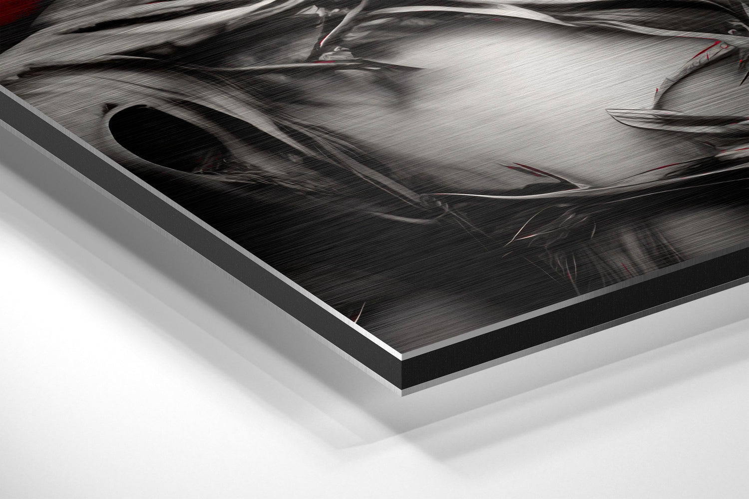The Warrior Brushed Aluminum Dibond Wall Art.