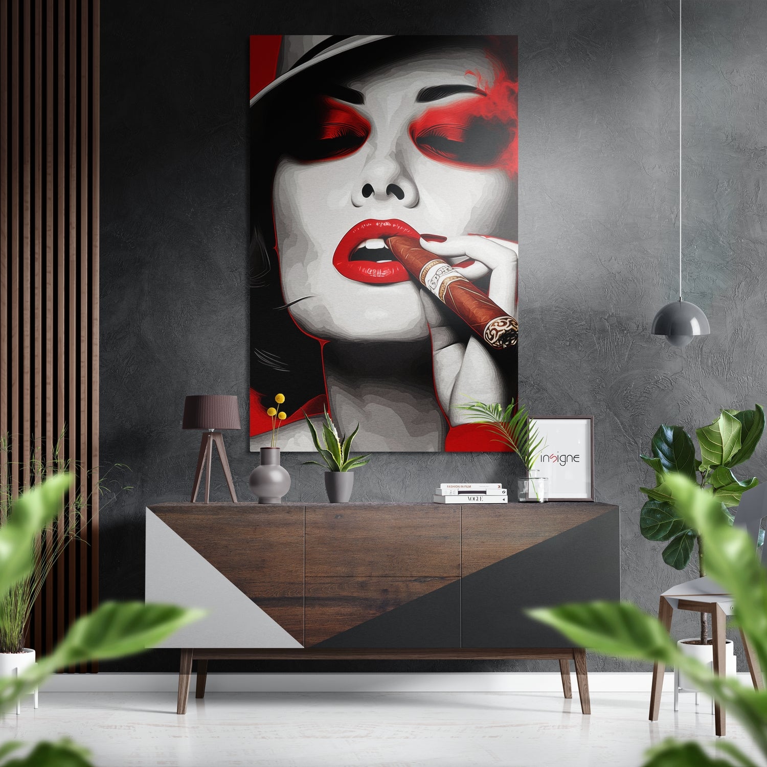 Cuban Brushed Aluminum Dibond Wall Art