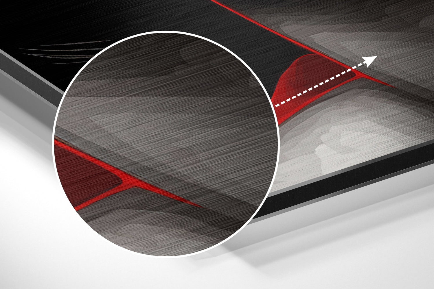 Cuban Brushed Aluminum Dibond Wall Art.