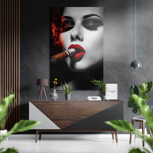 Cuban Brushed Aluminum Dibond Wall Art.