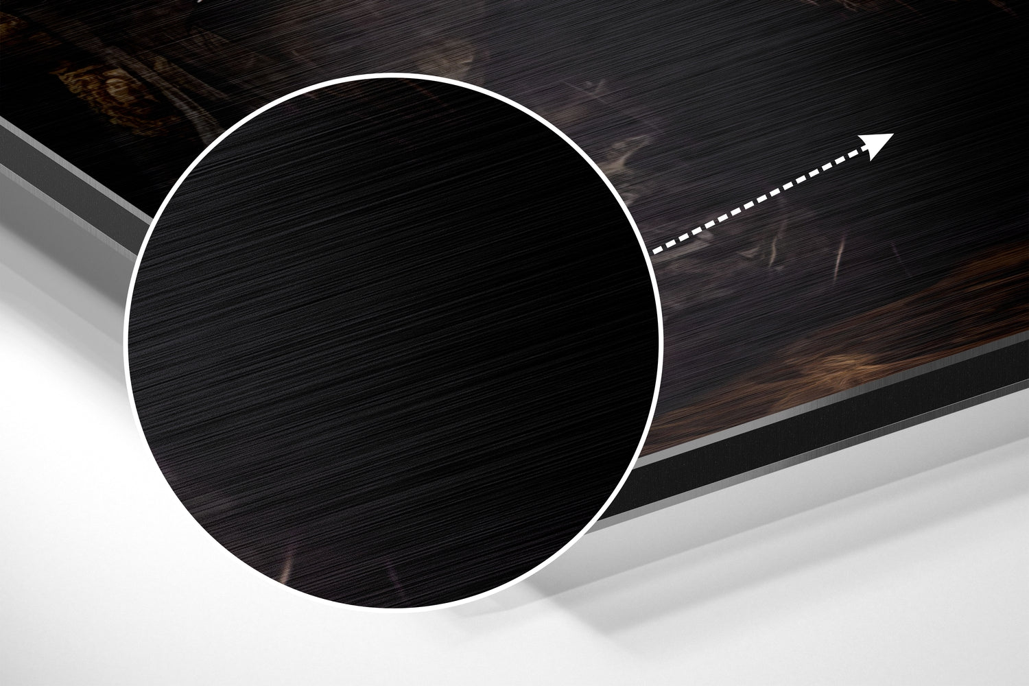 Batman in Throne Brushed Aluminum Dibond Wall Art.