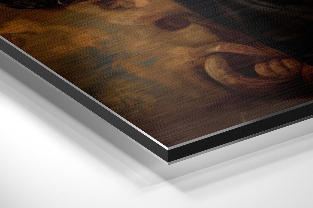 Elvis Brushed Aluminum Dibond Wall Art.