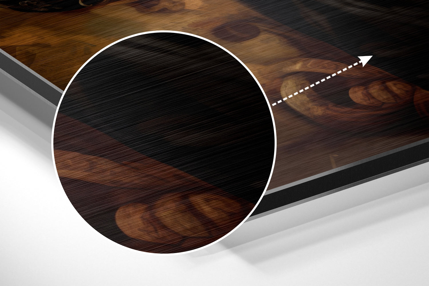 Elvis Brushed Aluminum Dibond Wall Art.