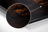 Elvis the King Brushed Aluminum Dibond Wall Art.