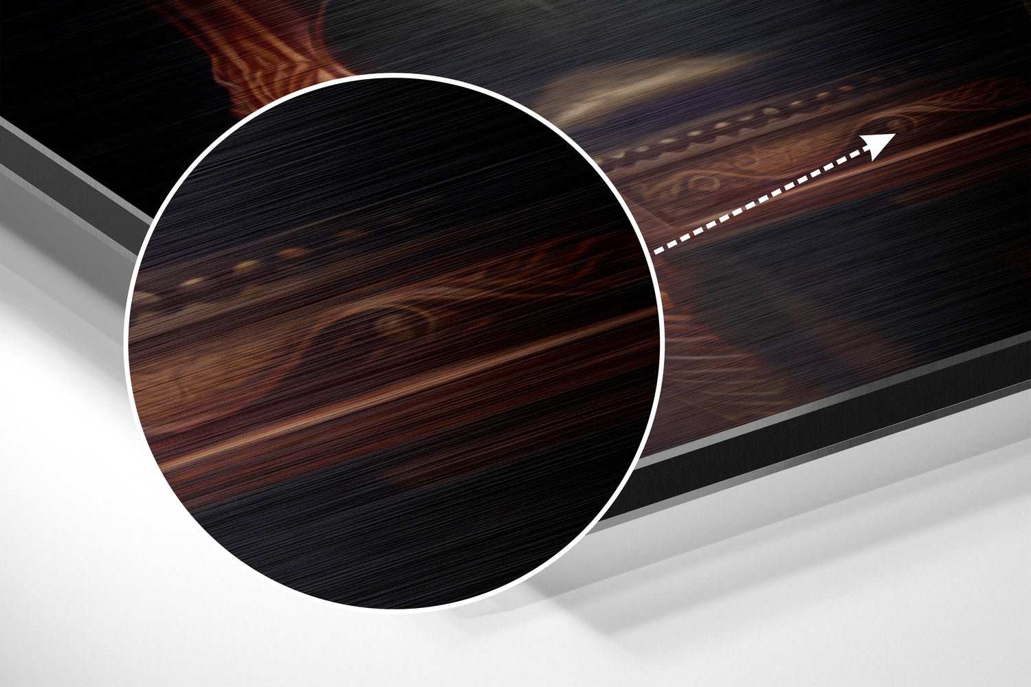 Joker Brushed Aluminum Dibond Wall Art.