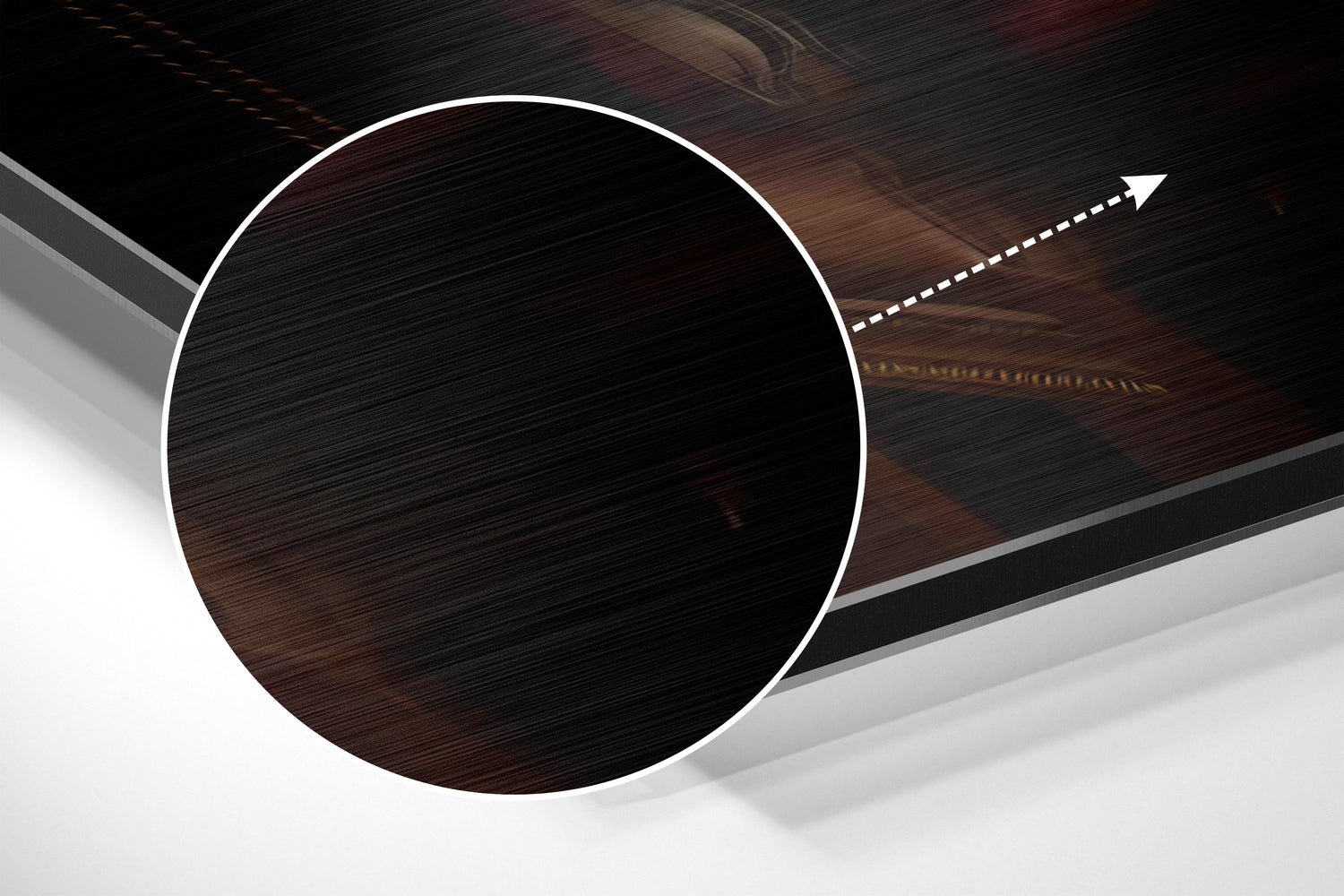 Joker Brushed Aluminum Dibond Wall Art.