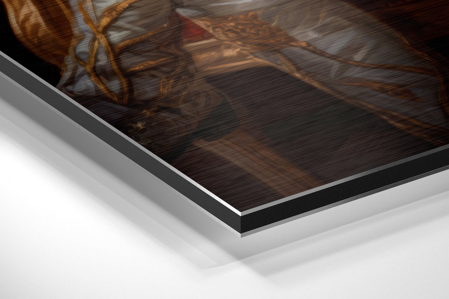 Micheal Jackson the King Brushed Aluminum Dibond Wall Art.