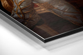Micheal Jackson the King Brushed Aluminum Dibond Wall Art.