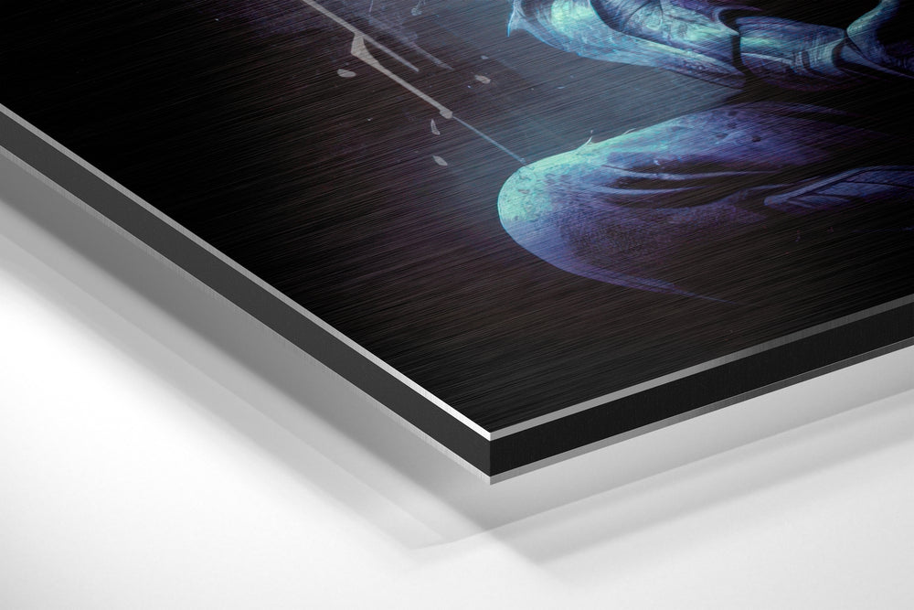 Making Peace Brushed Aluminum Dibond Wall Art.