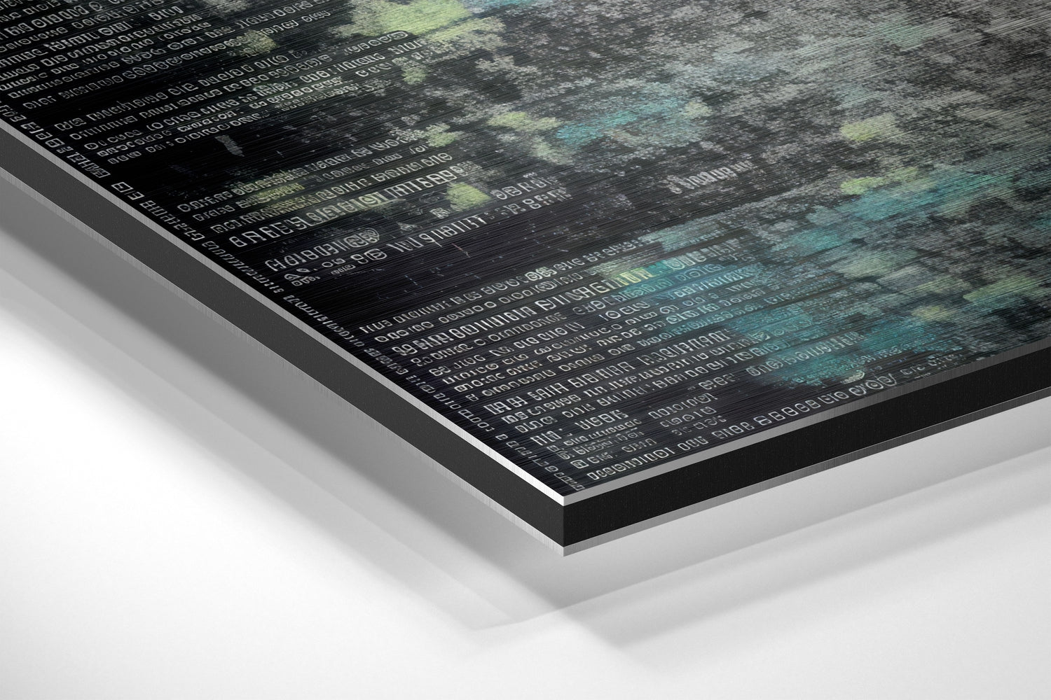 Umbrella Brushed Aluminum Dibond Wall Art.