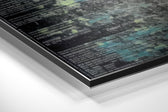 Umbrella Brushed Aluminum Dibond Wall Art.