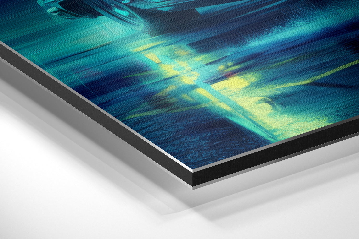 Classical Car Brushed Aluminum Dibond Wall Art.