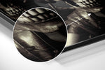 Skulls Having Fun Brushed Aluminum Dibond Wall Art.