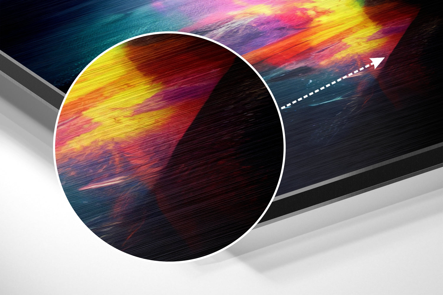 Classical Car Brushed Aluminum Dibond Wall Art.