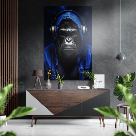 Age of Apes Brushed Aluminum Dibond Wall Art.