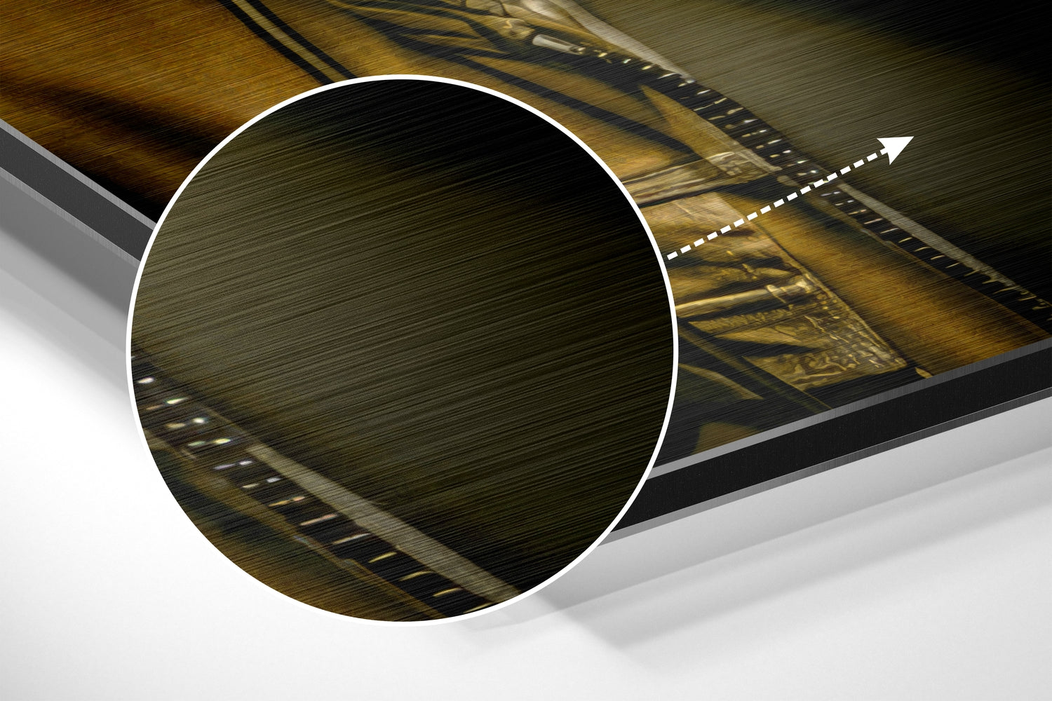 Age of Apes Brushed Aluminum Dibond Wall Art.