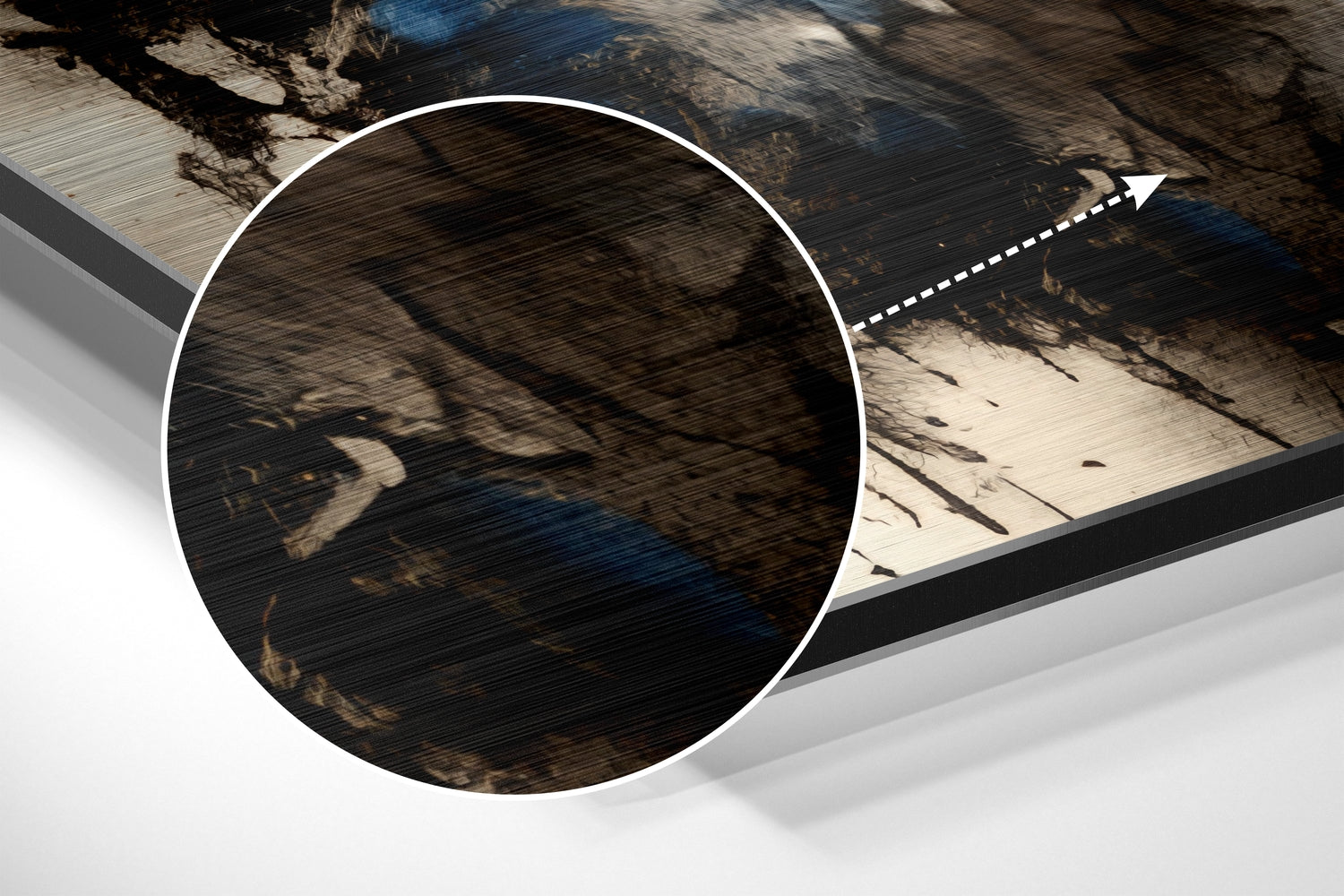 American Eagle Brushed Aluminum Dibond Wall Art.