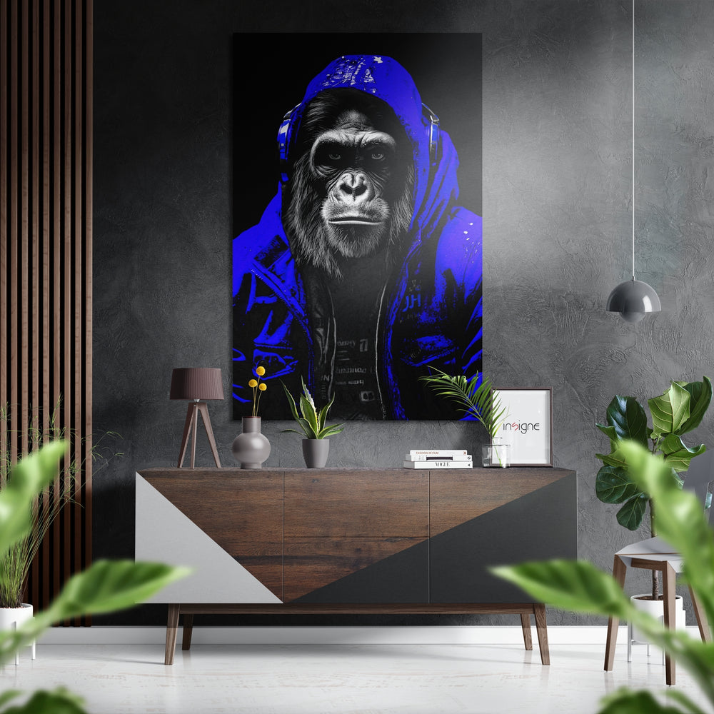 Age of Apes Brushed Aluminum Dibond Wall Art.