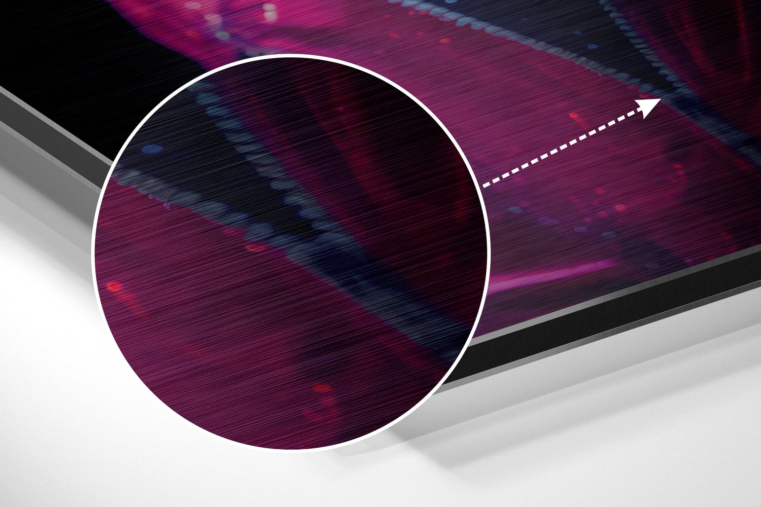 Fashionate Rhino Brushed Aluminum Dibond Wall Art.