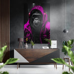 Age of Apes Brushed Aluminum Dibond Wall Art.