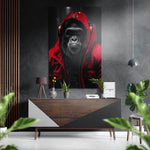 Age of Apes Brushed Aluminum Dibond Wall Art.