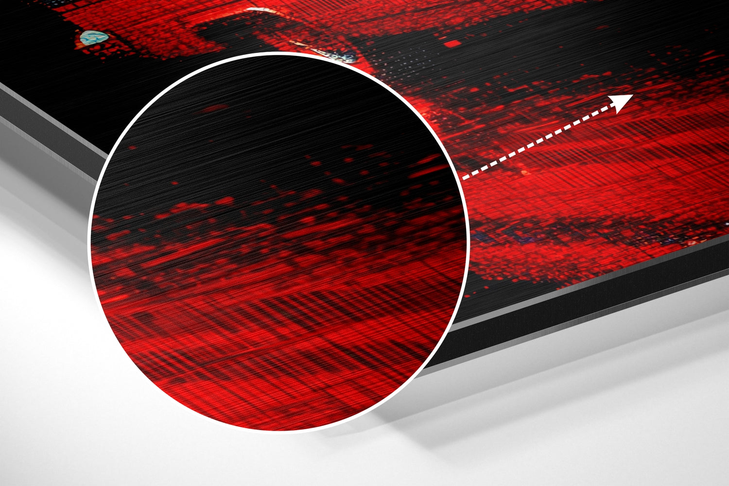 Classical Car Brushed Aluminum Dibond Wall Art.