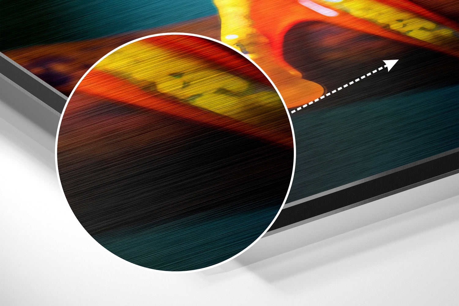 Froglet Brushed Aluminum Dibond Wall Art.