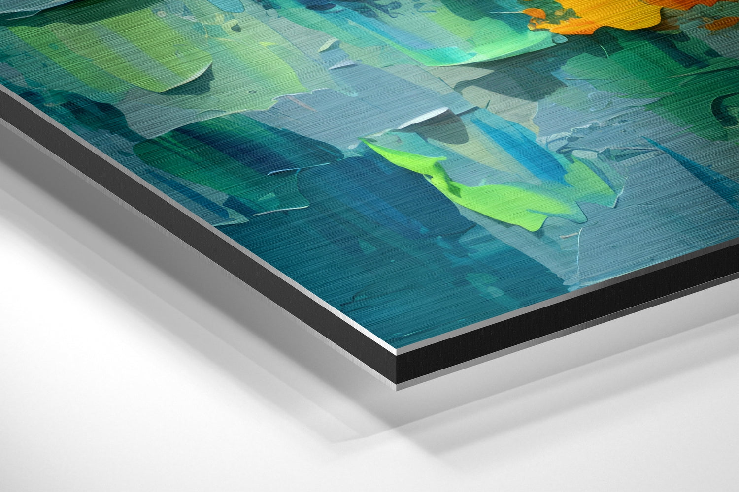 Bitcoin Brushed Aluminum Dibond Wall Art.