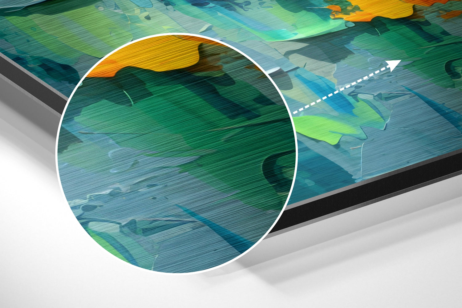 Bitcoin Brushed Aluminum Dibond Wall Art.